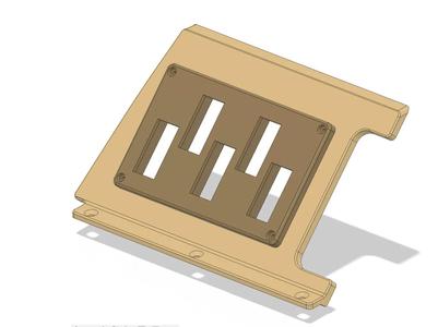 Range Rover Classic Window Switch plate   