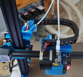 CR-10 V3 cable chain holder and bowden tube guide