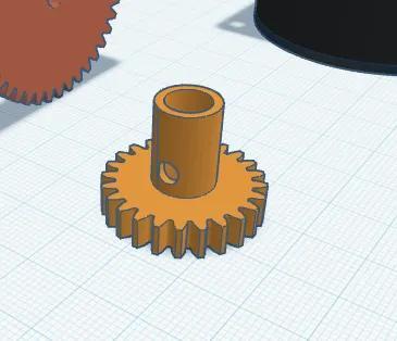 24 tooth gear for 60kytz motor   
