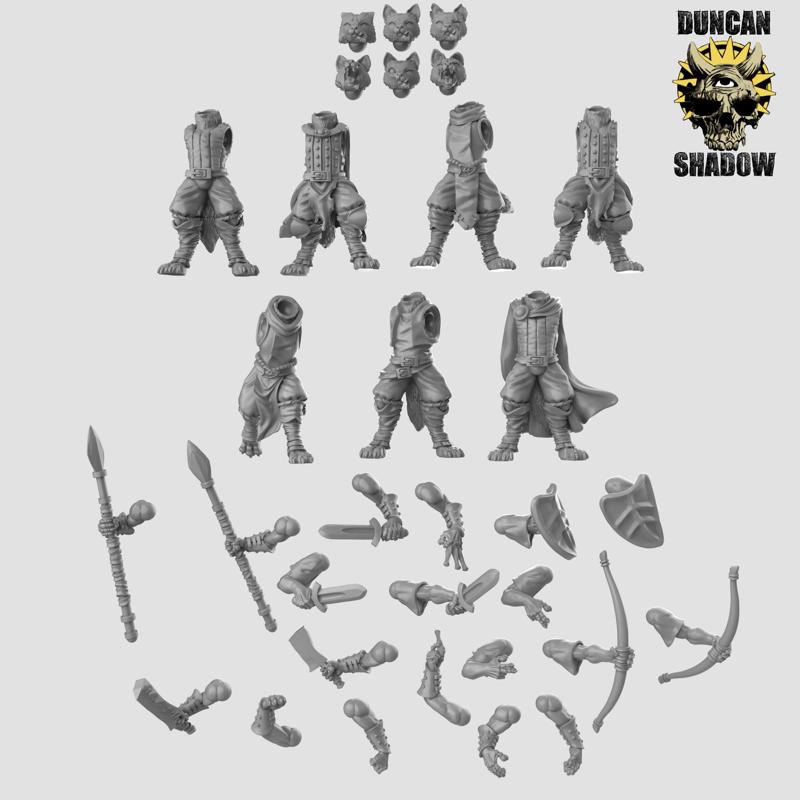 Fox Folk / Kitsune Multipart Kit (pre supported)