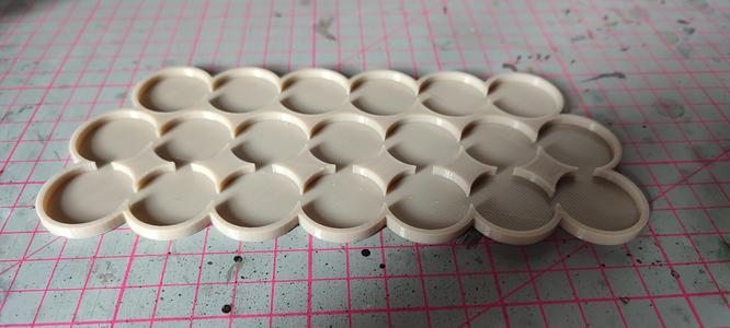 wargaming warhammer Range Regiment  movement tray 25mm.