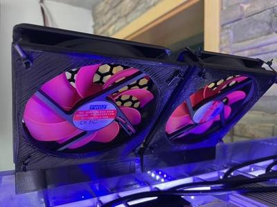 Aquarium chiller 120mm fan 12mm fish tank