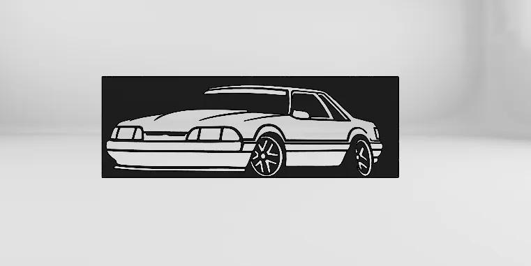 mustang silhouette   