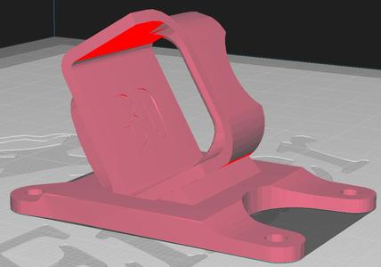Apex 5" Runcam Thumb Pro HD 30 degree mount, stiffer version...