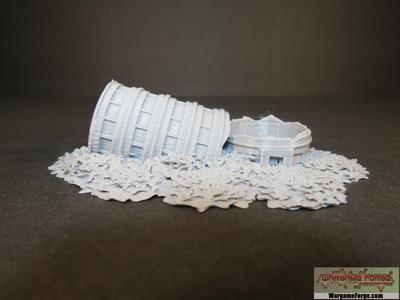 Sci-Fi Destroyed Building 4 SFD004