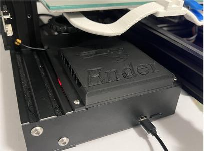 Ender 3 Motherboard Cover 80x25mm fan