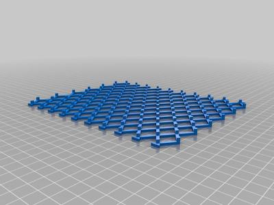 mower anti-skid grid / grille antipatinage tondeuse