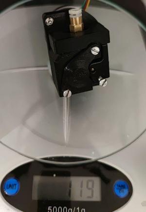 Micro dual gear extruder with LDO motor for Flsun SR V2.0