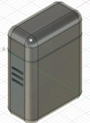 case with vents   