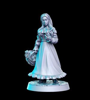 Fiora (flower girl)  - 32mm - DnD