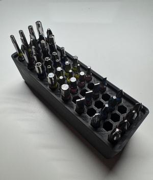Bits Holder x53 (Long & Standard) - Gridfinity