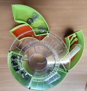 Lagerbox für leere Filamentrollen / Storage box for empty filament rollers   