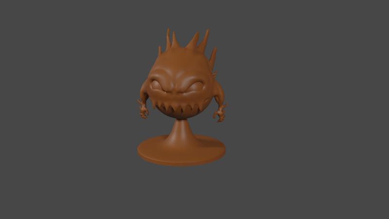 Final Fantasy inspired, Bomb, Tabletop DnD miniature,