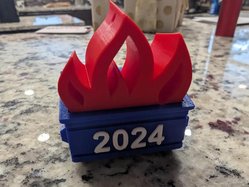 2024 Dumpster Fire Ornament   