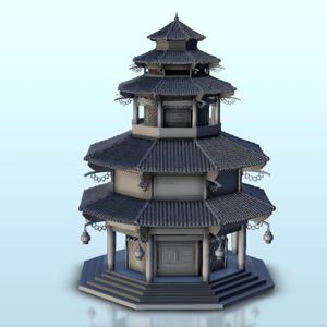 Four-stories pagoda 1 - China Asia Japan Warhammer Age of Sigmar