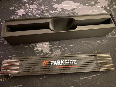 Folding Ruler Holder (17mm wide) Gridfinity