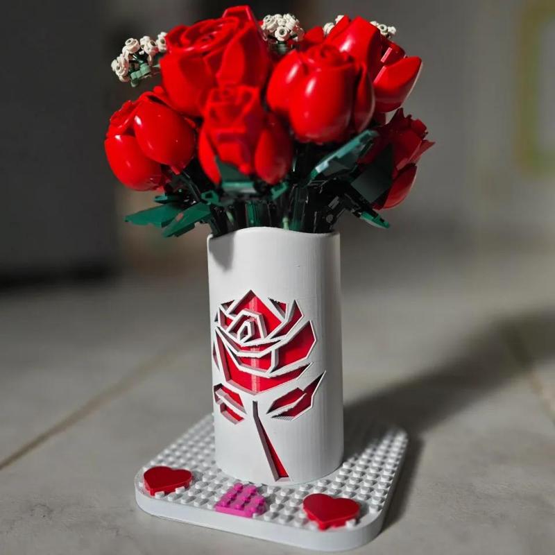 LEGO Vase (Compatible with official LEGO pieces)   