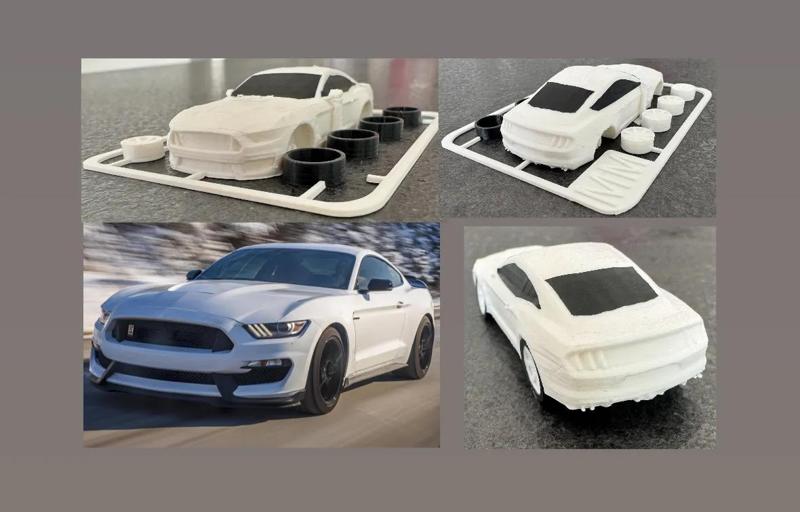Shelby Mustang GT350R kit card   
