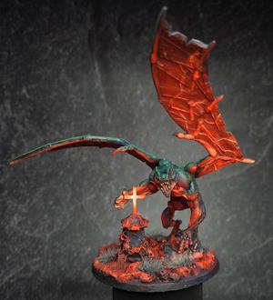 (L 0009) Vampire monster half-bat (Large)