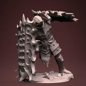 Fire giant shield