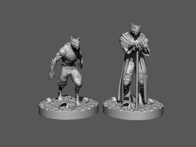 Werewolf Boss and Minion
