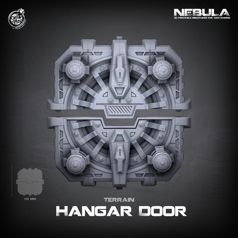 Underground Hangar Door (Pre-Supported) | Nebula - Terrain