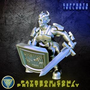 Space Tiefling Defender