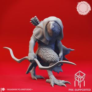Kenku Rogue - Tabletop Miniature (Pre-Supported)