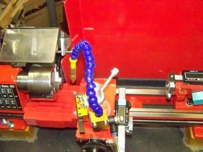 Minimum quantity lubrication (mist-cooling) for the a mini-lathe and a mini-mill