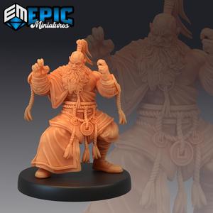 Half Dwarf Monk / Mystical Old Fighter / Dwarven Warrior / Male Mountain Encounter