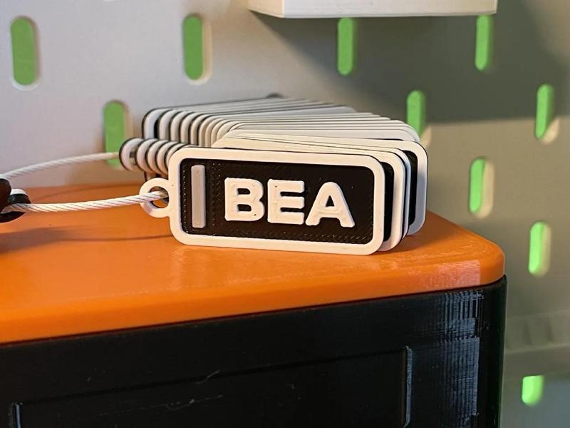 Oliver Bearman - F1 Driver (Haas) Leaderboard Keychain - Season 2025   