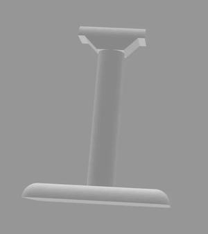 Ergonomic Headphone Stand (Supportless)   