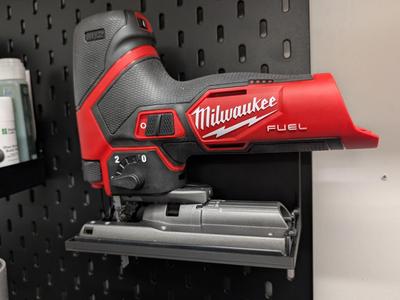 IKEA Skadis shelf for Milwaukee M12 FJS Jigsaw
