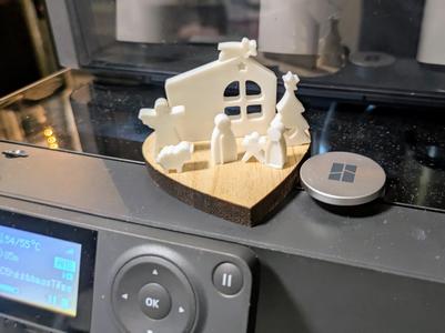 Cute Mini Christmas Nativity Scene
