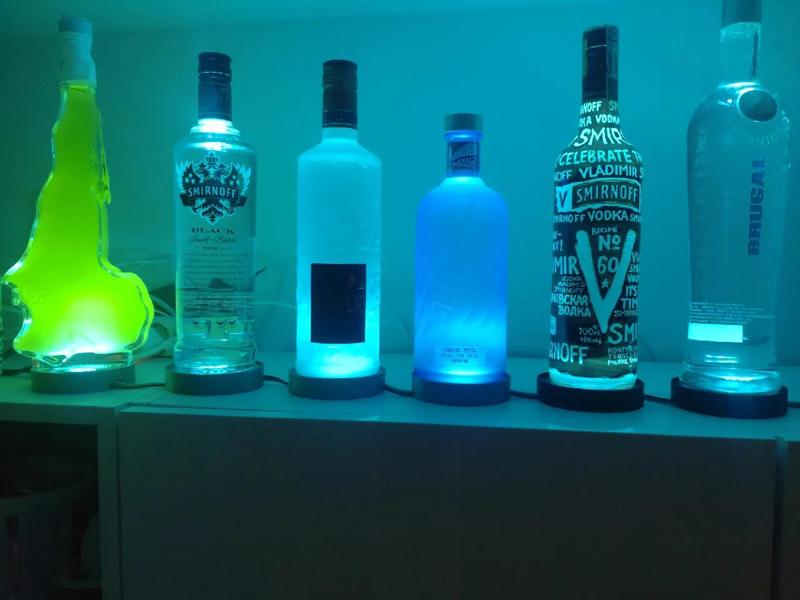 Bottle light base plate   