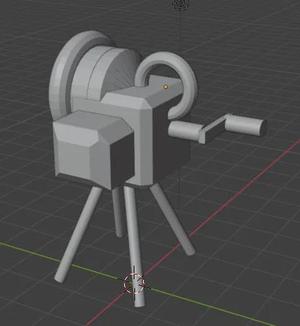 Old projector keychain   