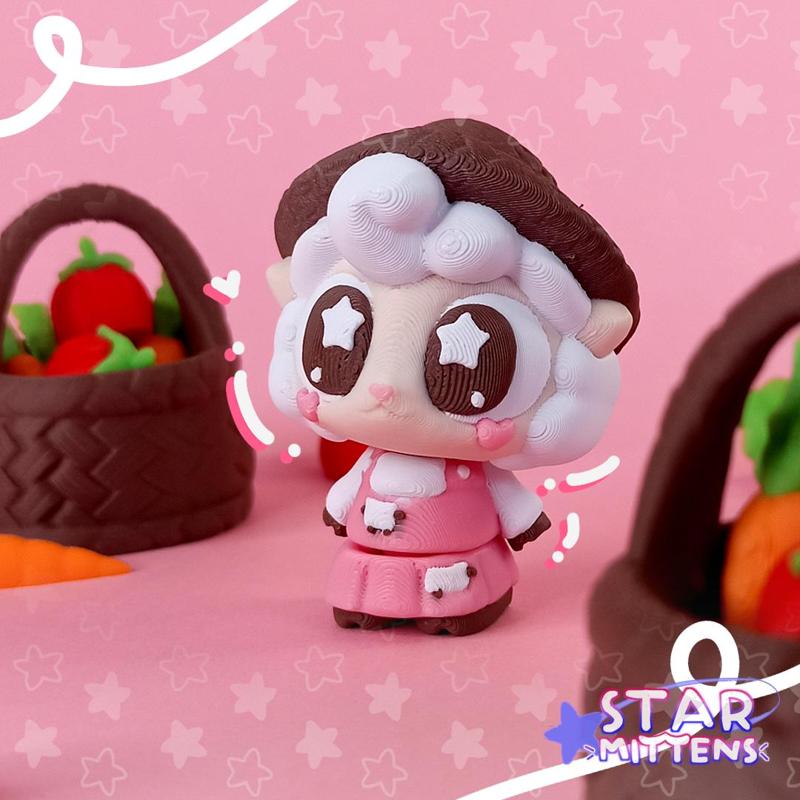 Cute Flexi Farmer Sheep