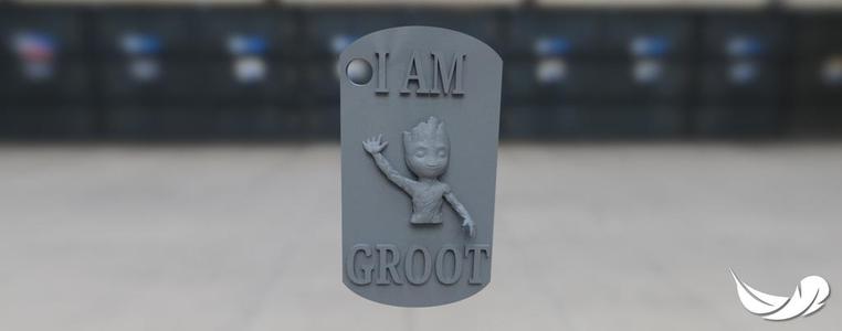 BABY GROOT LLAVERO