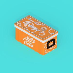  Fallout Nuka Cola Orange Cooler Stash Box