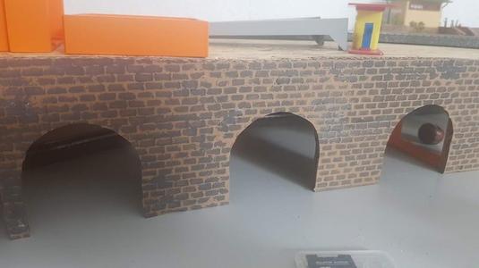 Brick wall stencil