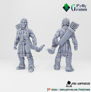 Tabletop historic miniature. Wild west set. Native American Warrior