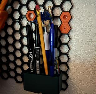 Honeycomb Wall Pen/Pencil Holder
