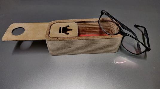 Étui à Lunettes en bois