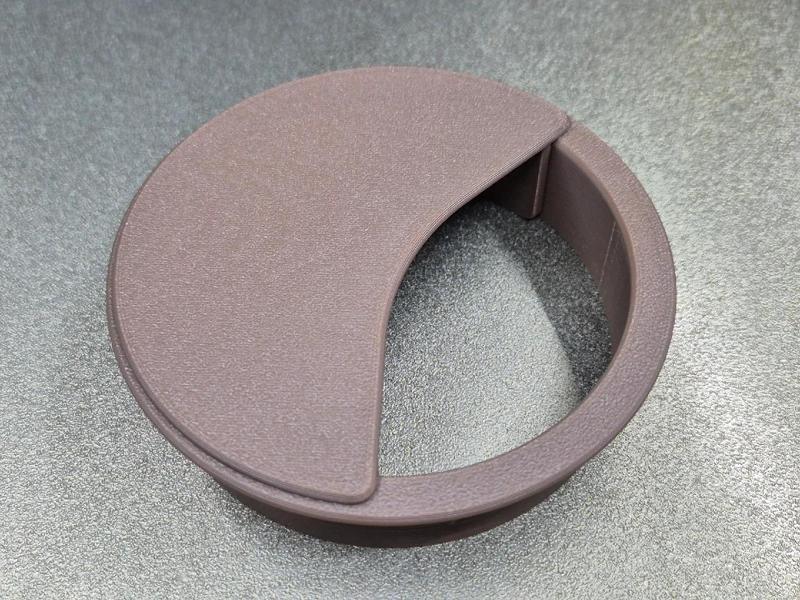 Table Top Hole Cover - Slotted (Parametric)   