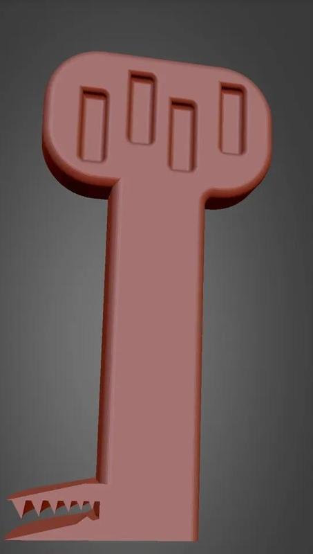 Útil limpia fondos para impresoras de resina.   