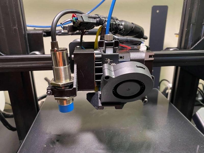 E3D Hemera 18mm Conductive Probe Sensor Mount and Fan Cover