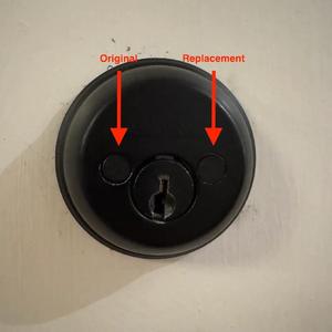Schlage Lock Screw Cover   