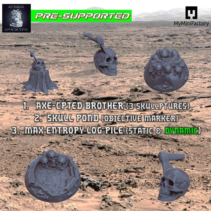 Skull decoration bundle (DeFenceee!!!! Pre-Supported)