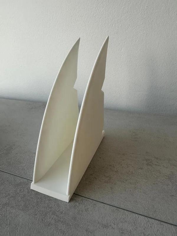 Shark fin napkin holder   