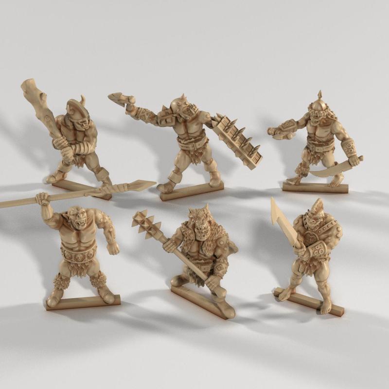 Savage Iron Orcs - Brute Infantry Set